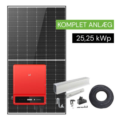 25 kw solcelleanlæg til erhverv