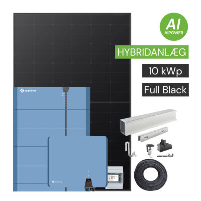 10 kW Solplanet solcelleanlæg med batteri