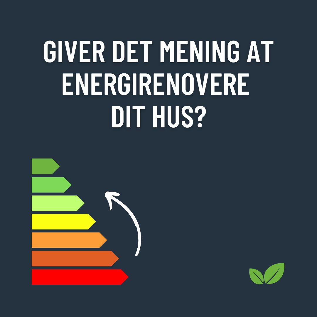 energirenovering af hus