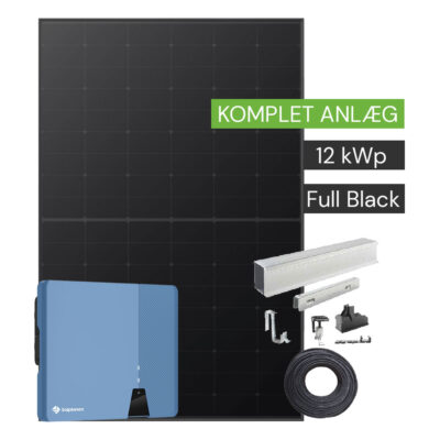 12 kW komplet solcelleanlæg med Solplanet inverter
