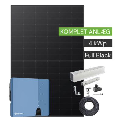 4 kW solcelleanlæg med Solplanet inverter