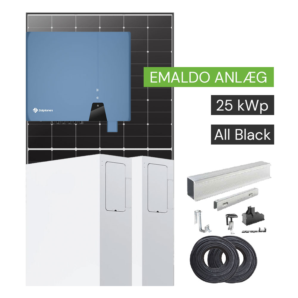 stort emaldo solcelleanlæg på 25 kW
