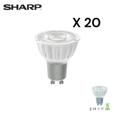20 stk. SHARP Performance GU10 2700K